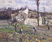 Camille Pissarro Cabbage patch near the village china oil painting artist